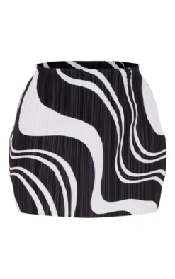 Black Printed Plisse Micro Mini Skirt -Moden Vibe Sales Store f6afe447d83f3144c681769c3246c5d920a692e1 cna7226 6