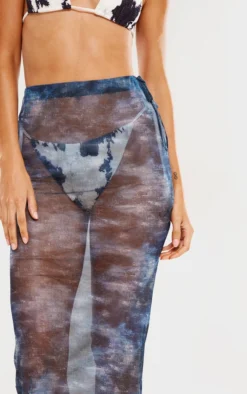 Denim Printed Mesh Tie Side Fishtail Maxi Skirt -Moden Vibe Sales Store fd4657790af6fc85e3225013378cc1b5cc0e5435 cne0836 4