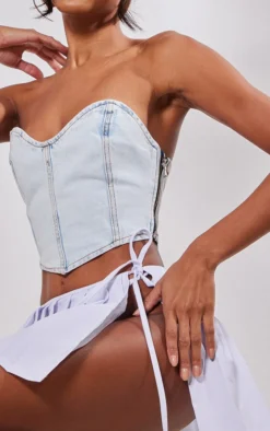 White Stretch Woven Pleated Tie Side Mini Skater Skirt -Moden Vibe Sales Store fd6133a82f29cdcea3e94916905780cbf79218b6 cne3842 5