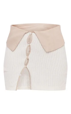Cream Textured Laddered Fold Over Button Mini Skirt 11 Cream Textured Laddered Fold Over Button Mini Skirt -Moden Vibe Sales Store fe6b1d73a08f3e753f390028f62a606f5a98cad4 cnd4363 6