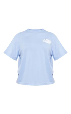 Baby Blue Beach Club Puff Print T Shirt -Moden Vibe Sales Store ff137bf145d27ad14eba2dbc5caa3c85beb66a7b cne3318 5